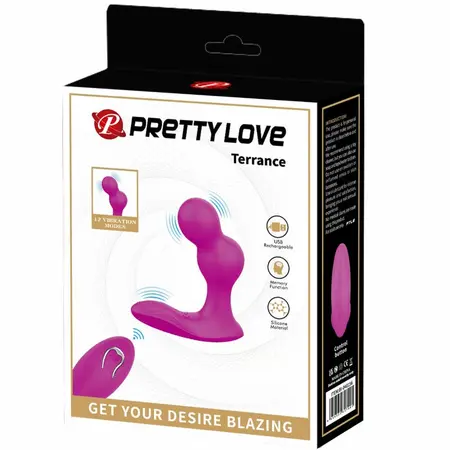 Pretty Love Terrance Fleksibilni Silikonski Vibrirajući Masažer Daljinski Upravljač