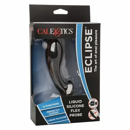 CalExotics Eclipse Flex Probe Tečni Silikonski Intimni Uređaj, Crni