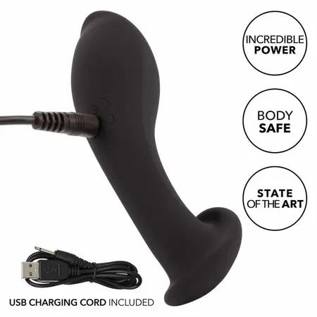 CalExotics Eclipse Flex Probe Tečni Silikonski Intimni Uređaj, Crni