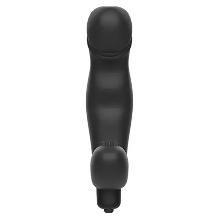 Addicted Toys Prostate Massager Silicone Vibe Black 15x9cm Waterproof