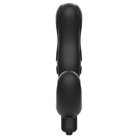 Addicted Toys P-Spot Silikonski Stimulator Prostate Vibrirajući 8x1.5cm Crni