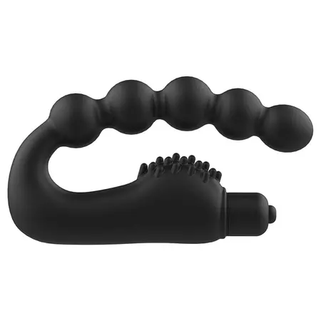 Addicted Toys Vibrirajući Masažer Prostate Anatomski Silikon Crni 11cm