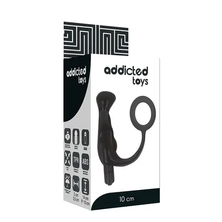 Addicted Toys Tico Black 10 cm Precision Vibrating Massager for Men