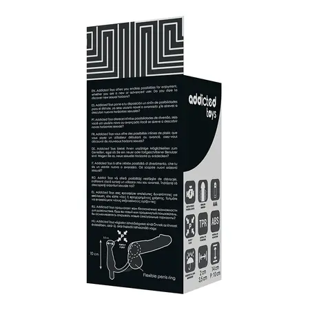 Addicted Toys Tico Black 10 cm Precision Vibrating Massager for Men