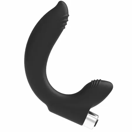 Addicted Toys Model 7 Crni - Punjivi Masažer Prostate, 11 cm