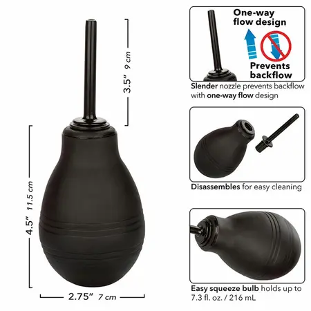 CalExotics Jednosmerni Higijenski Sistem Crni 216ml Ventil bez Curenja