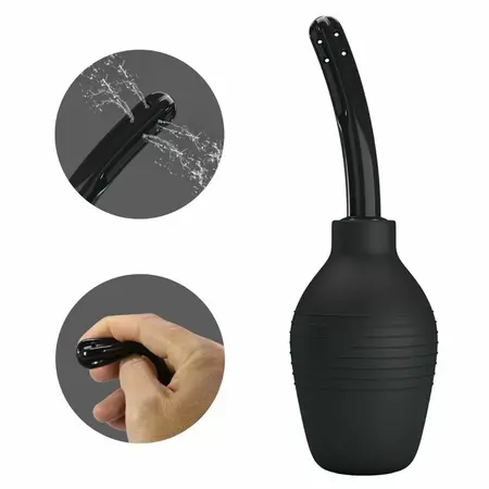 MR PLAY Anal Hygiene Device Super Power Black, USB Rechargeable 175mm