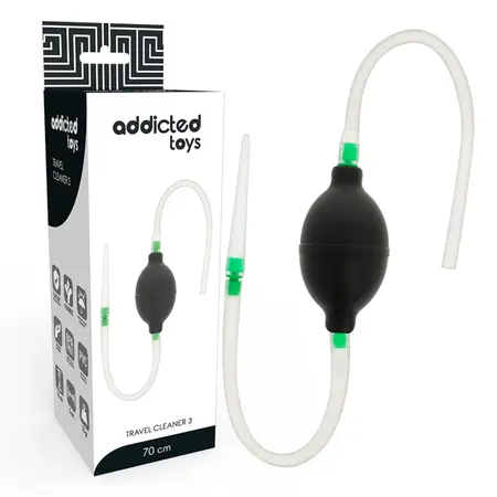 ADDICTED TOYS Black Intimate Hygiene Set Compact Travel Size TPR