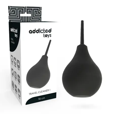 ADDICTED TOYS Intimate Cleaning System Black 250ml TPR Non-Porous