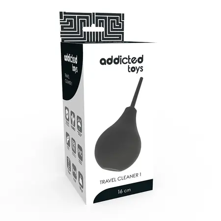 ADDICTED TOYS Intimate Cleaning System Black 250ml TPR Non-Porous