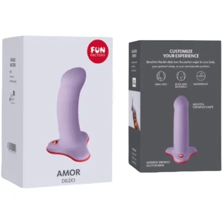 FUN FACTORY Amor Intimate Silicone Device Lavender 14.6cm Beginner Size