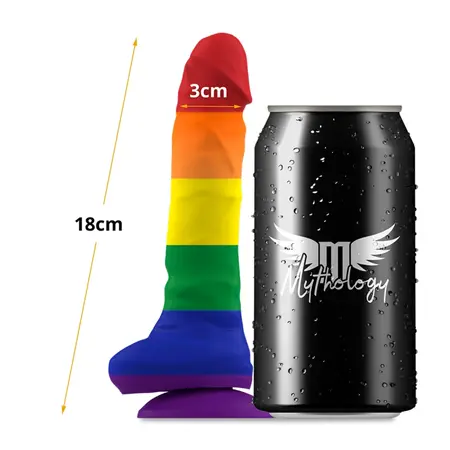 MYTHOLOGY Corey Pride Intimni silikonski model M, usisna čašica, 18cm