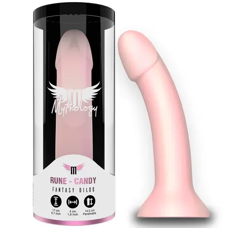 MYTHOLOGY Rune Candy Silikonski fantazijski model M - Fleksibilna usisna baza