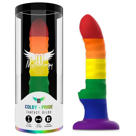 MYTHOLOGY Her Colby Pride Silikonski model M - Fleksibilna usisna baza