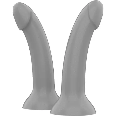 MYTHOLOGY Rune Majestic Silikonski fantazijski uređaj S Srebrni 15.5cm