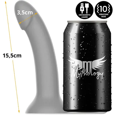 MYTHOLOGY Rune Majestic S Silver - Bežični vibrirajući intimni uređaj