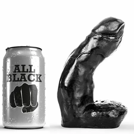 All Black AB41 Kompaktni model anatomski intimni uređaj 15 cm Crna