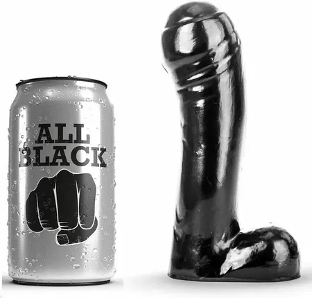 All Black Intimni model Crni 15 cm - Kompaktni anatomski dizajn