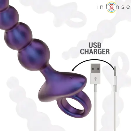 Intense Tito Model 3 Vibrating Anal Plug with Remote Control, Silicone, Black