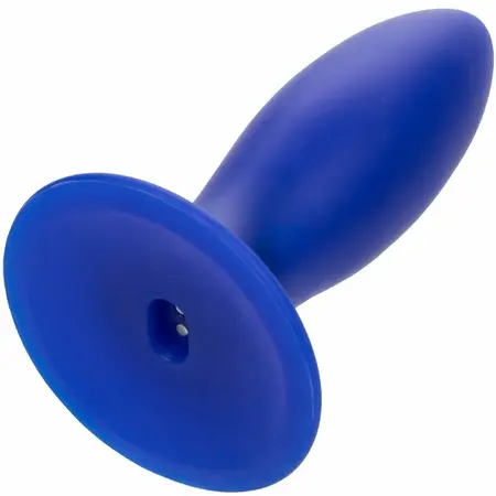 CalExotics Admiral Torpedo Blue Vibrating Silicone Plug, 9.5 cm, 10 Modes