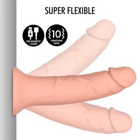 MYTHOLOGY Asher S Silicone Intimate Device, Skin Tone, WatchMe Compatible