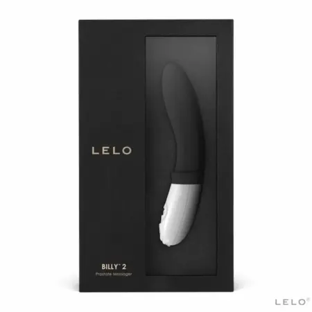 LELO Billy 2 Crni - Punjivi Intimni Masažer za Muškarce, 8 Modova