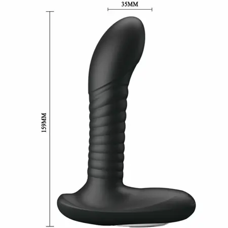 Pretty Love Merlin Black - Rotating & Vibrating Multifunctional Massager