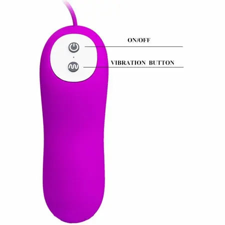 Pretty Love Irma Duplo Vibrirajuće Jaje Silikon Bežično 12 Modova Pink