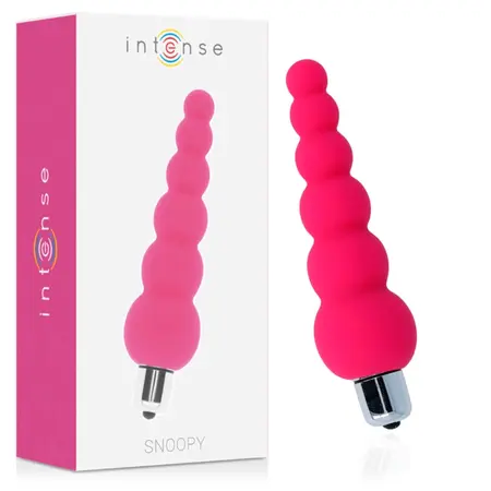 Intense Snoopy 7-Speed Silicone Device Pink Flexible Waterproof 13.5cm