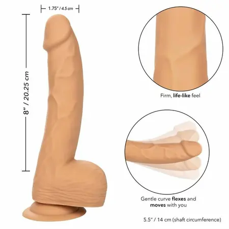 CalExotics Silicone Studs 20.32 cm Skin - Flexible Intimate Machine