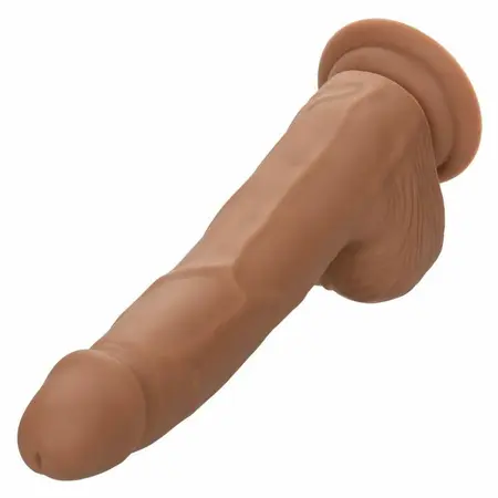CalExotics Silicone Studs 20 cm Braon - Fleksibilni Anatomski Model sa Sisaljkom