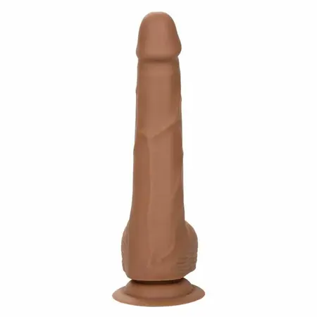 CalExotics Silicone Studs 20 cm Braon - Fleksibilni Anatomski Model sa Sisaljkom