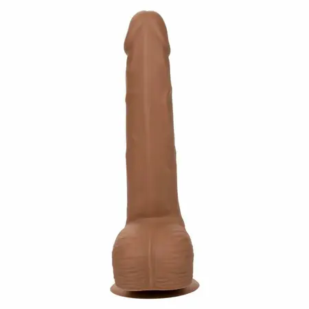 CalExotics Silicone Studs 20 cm Braon - Fleksibilni Anatomski Model sa Sisaljkom