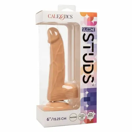 CalExotics Silicone Studs 15.2 cm - Boja Kože, Fleksibilna Sisaljka