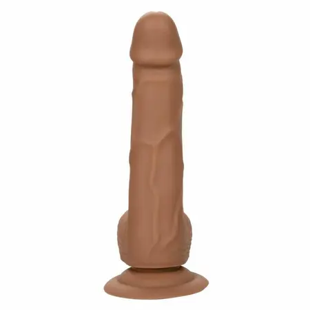 CalExotics Silicone Studs 15.24 cm Braon Intimni Uređaj sa Sisaljkom