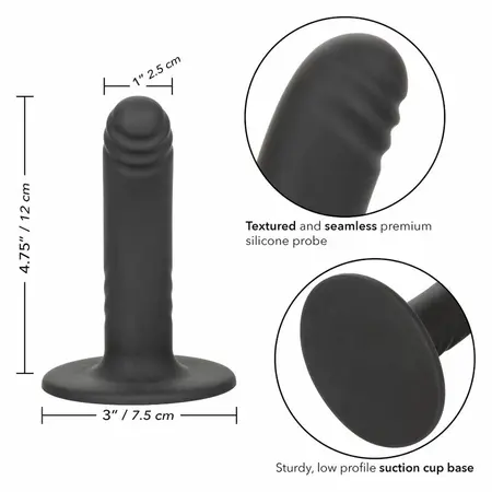 CalExotics Boundless 12 cm Silikonski Dodatak sa Sisaljkom i Pojasom