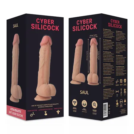 CYBERSILICOK Saul Tečni Silikonski Anatomski Model 21cm Bež