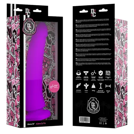 DELTACLUB Ljubičasti Intimni Silikonski Dodatak 23cm x 4.5cm Medicinski Kvalitet