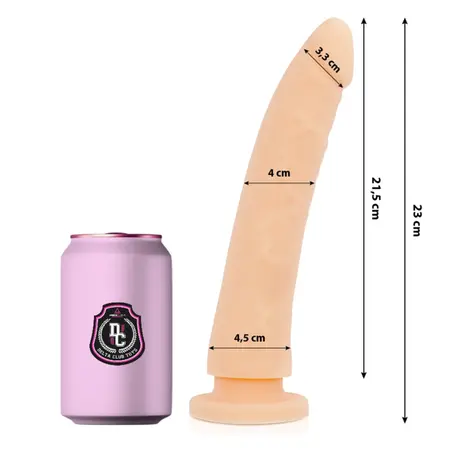 DELTACLUB Silikonski Intimni Uređaj 23cm x 4.5cm Materijal Medicinskog Kvaliteta