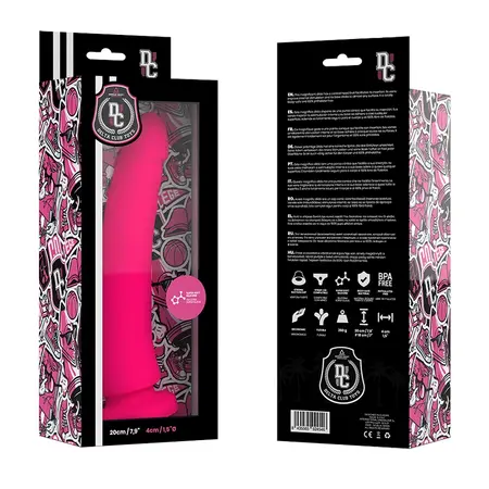 Delta Club Silikonski Intimni Model Pink 20 cm x 4 cm Medicinski Kvalitet