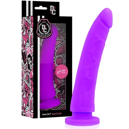 DeltaClub Ljubičasti Intimni Silikonski Model 17cm x 3cm Hipoalergen