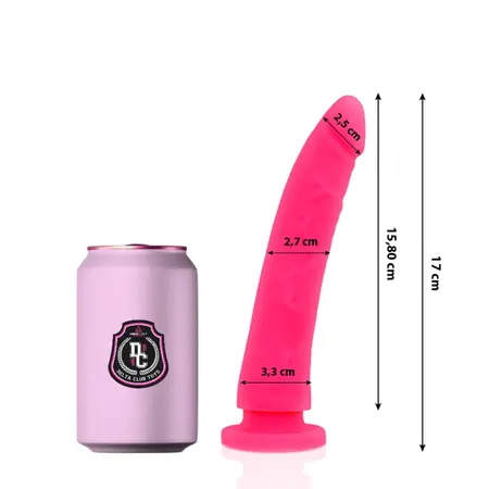 Delta Club Silikonski Intimni Model Pink 17cm x 3cm Medicinski Kvalitet
