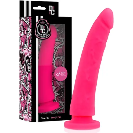 Delta Club Silikonski Intimni Model Pink 17cm x 3cm Medicinski Kvalitet
