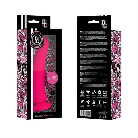 Delta Club Silikonski Intimni Model Pink 17cm x 3cm Medicinski Kvalitet