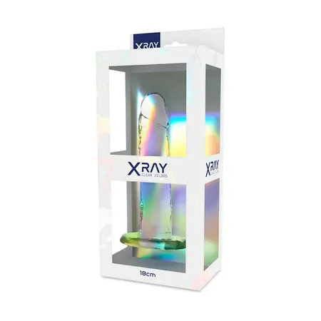 XRAY Prozirni 18 cm Transparentni Intimni Model sa Sisaljkom