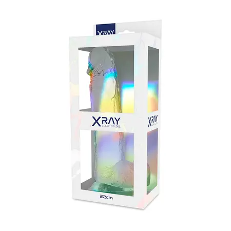 XRAY Transparentni Intimni Model sa Anatomskom Bazom 22cm x 4.6cm