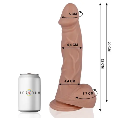 Mr Intense Model 26 Anatomski Sistem, 22 cm, Hipoalergen, Sisaljka