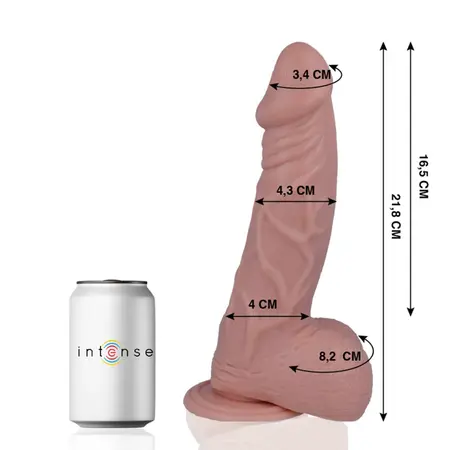 MR INTENSE Model 25 Intimna Mašina Prirodna 21.8 cm sa Sisaljkom