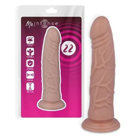 MR INTENSE Model 22 Intimni Uređaj 20.1 cm Prirodni sa Sisaljkom