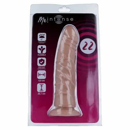MR INTENSE Model 22 Intimni Uređaj 20.1 cm Prirodni sa Sisaljkom